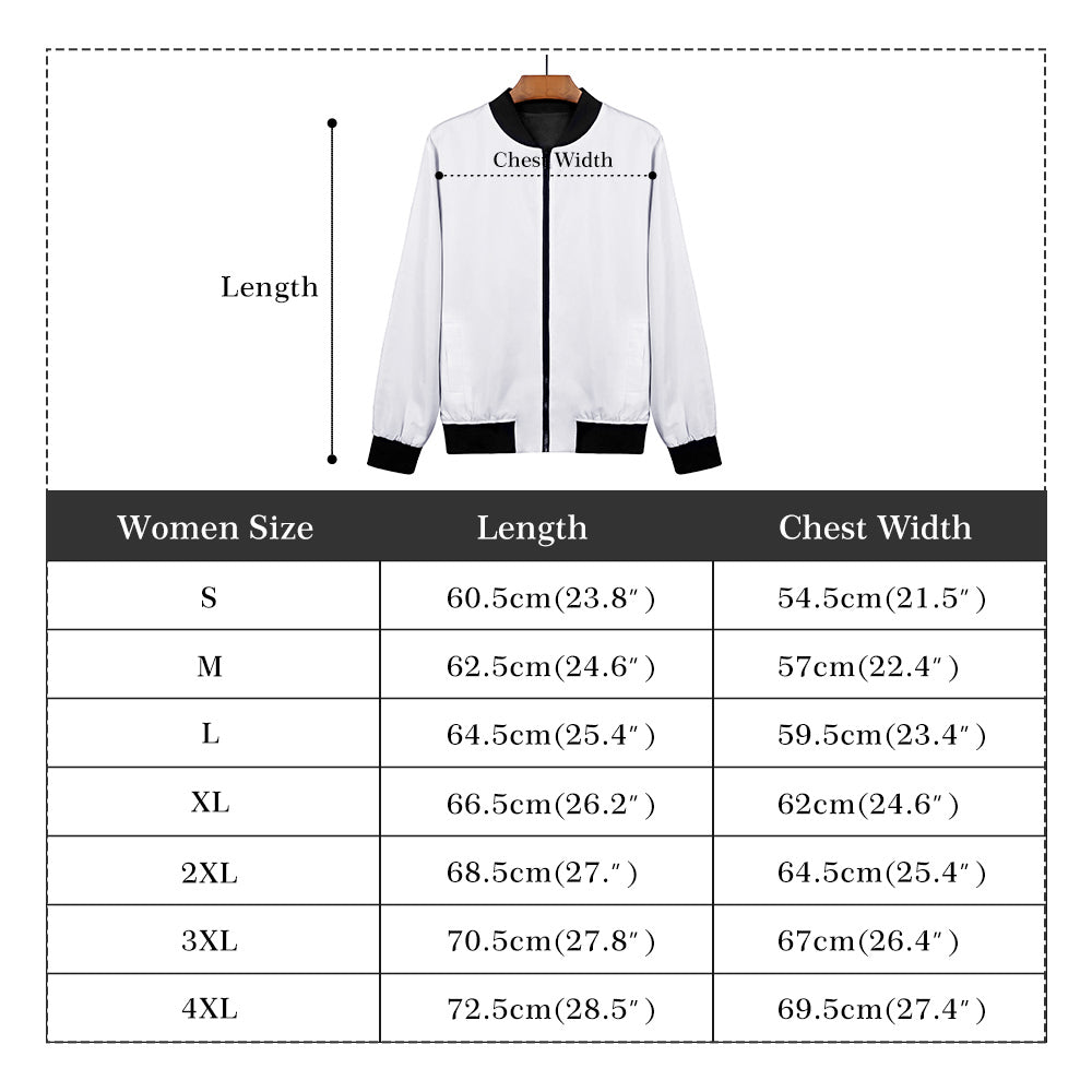 Womens Personalized Barrel Racing Bomber Jacket - Turquoise - Cozy Corner