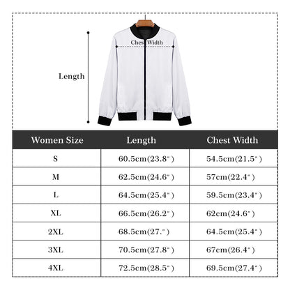 Womens Personalized Turn N Burn Bomber Jacket - Cozy Corner