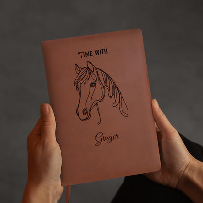 Time With Your Horse Personalized Journal - Cozy Corner