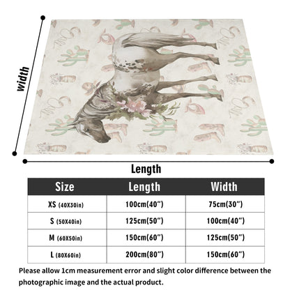Watercolor Horse Blanket - Cozy Corner
