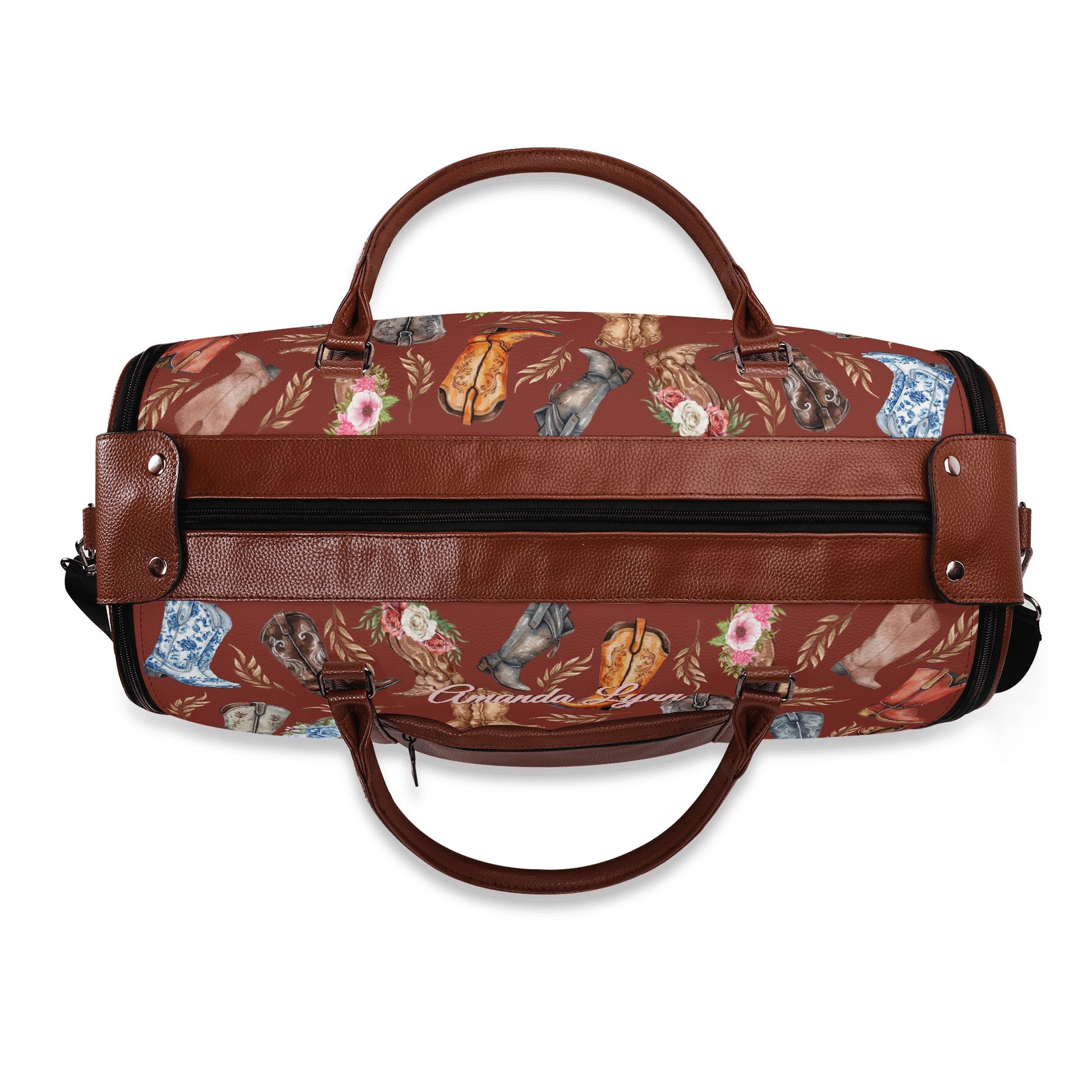 Personalized "Beautiful Boots" Travel Bag - Cozy Corner