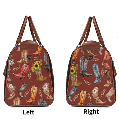 Personalized "Beautiful Boots" Travel Bag - Cozy Corner