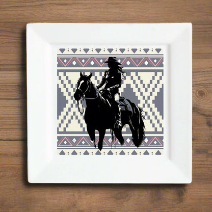 "Ready to Ride" Set of 4 Appetizer Plates - Cozy Corner