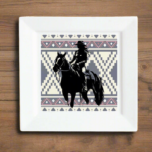 "Ready to Ride" Set of 4 Appetizer Plates - Cozy Corner