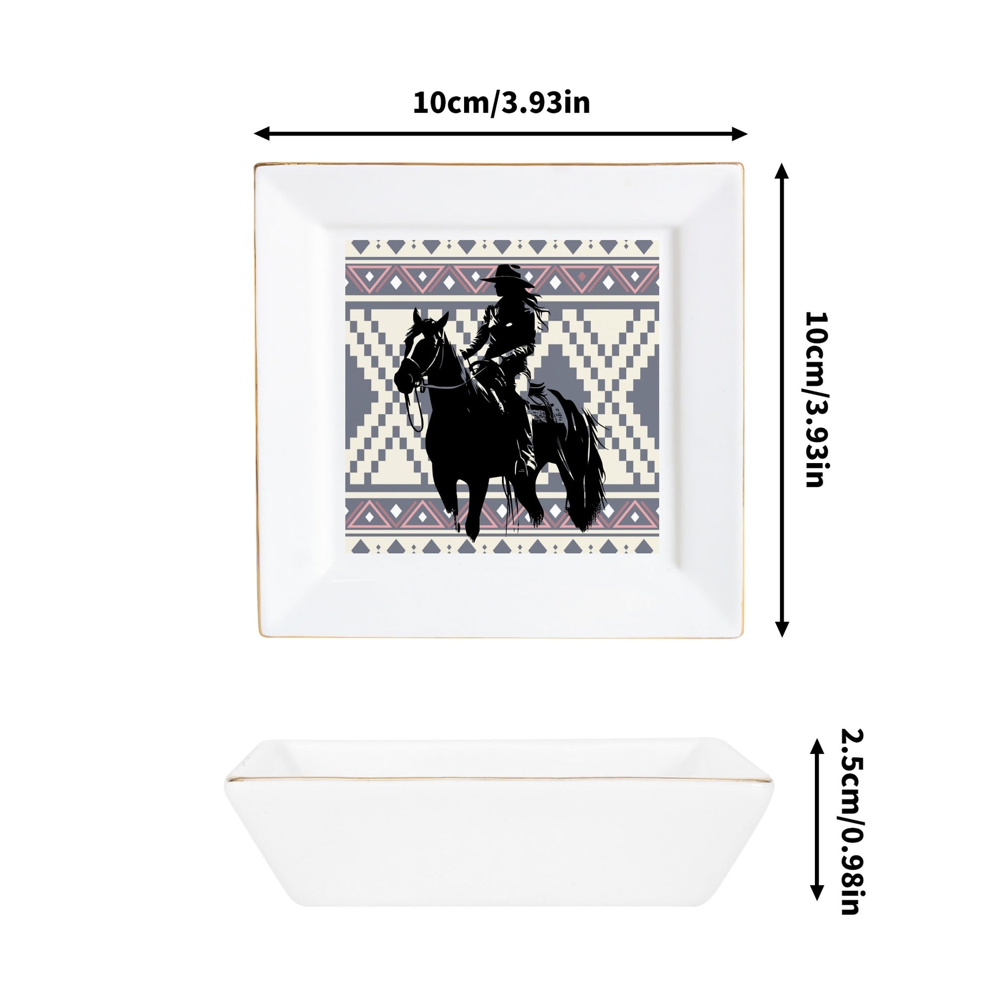 "Ready to Ride" Set of 4 Appetizer Plates - Cozy Corner