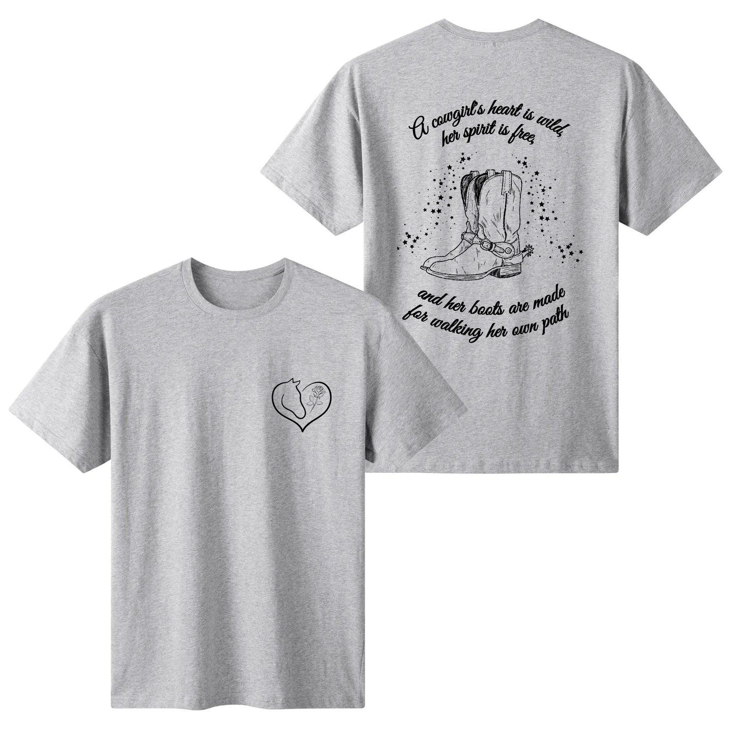 A Cowgirls Heart T Shirt 