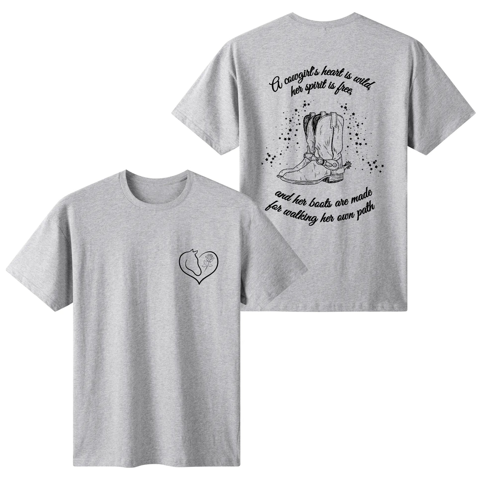 A Cowgirls Heart T Shirt 