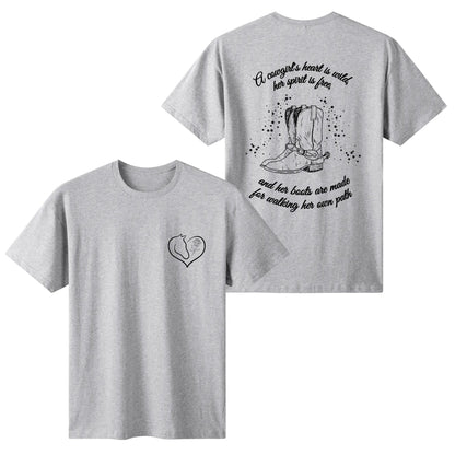 A Cowgirls Heart T Shirt 