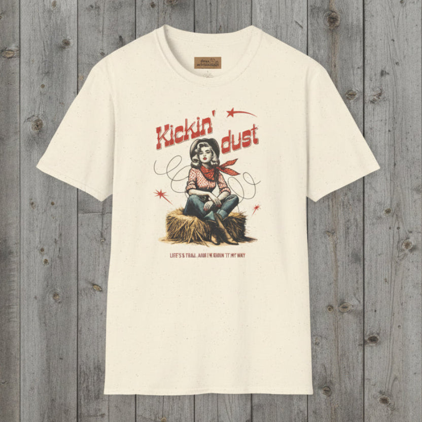Kickin' Dust Retro T-Shirt - Cozy Corner